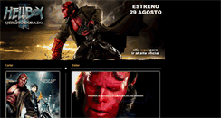 Desktop Screenshot of hellboy2.labutaca.net