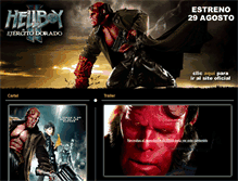 Tablet Screenshot of hellboy2.labutaca.net